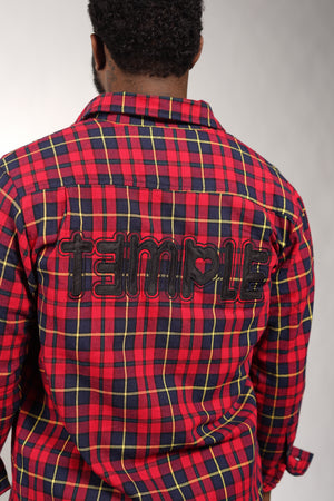 "I Love T3mple" Flannel